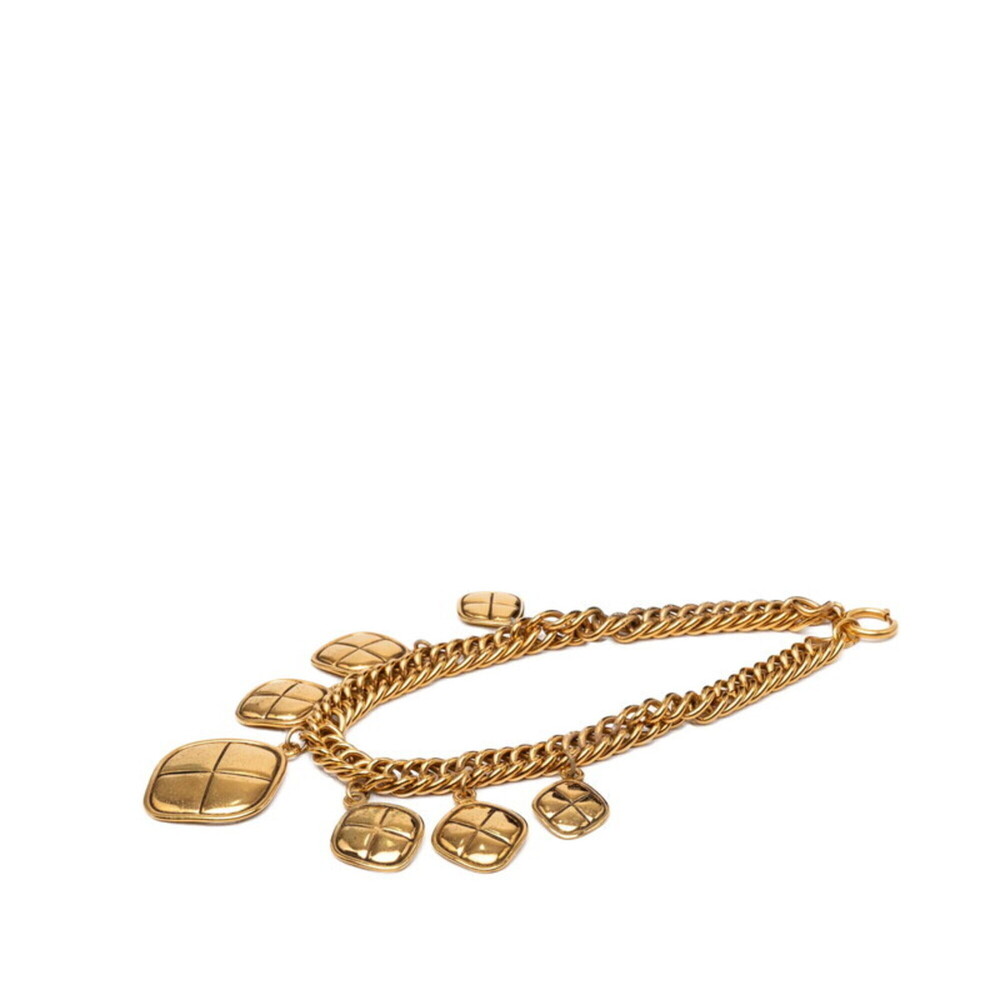 Chanel Matelass√© Vintage Necklace, Gold Plated, Women's CHANEL - Picture 4 of 6
